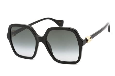 gucci gg 2245 s shiny black gray gradient 